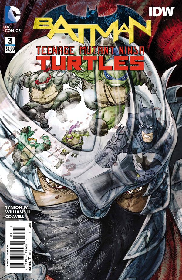 Batman / Teenage Mutant Ninja Turtles #3 cover