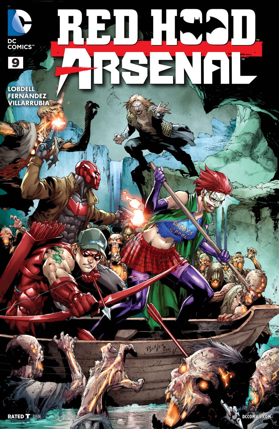 Red Hood / Arsenal #9 cover