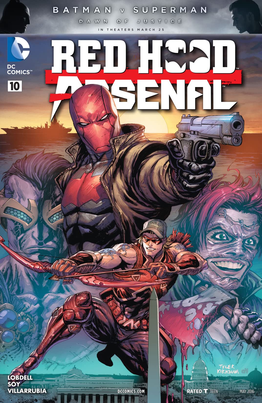 Red Hood / Arsenal #10 cover