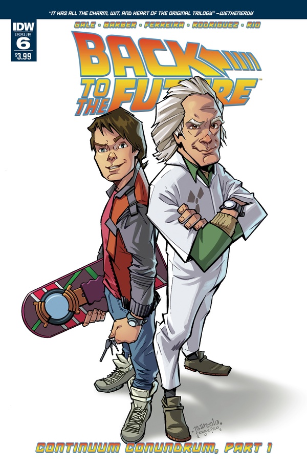 Back to the Future #6 cover