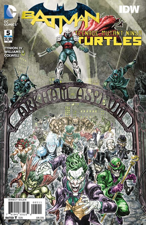 Batman / Teenage Mutant Ninja Turtles #5 cover