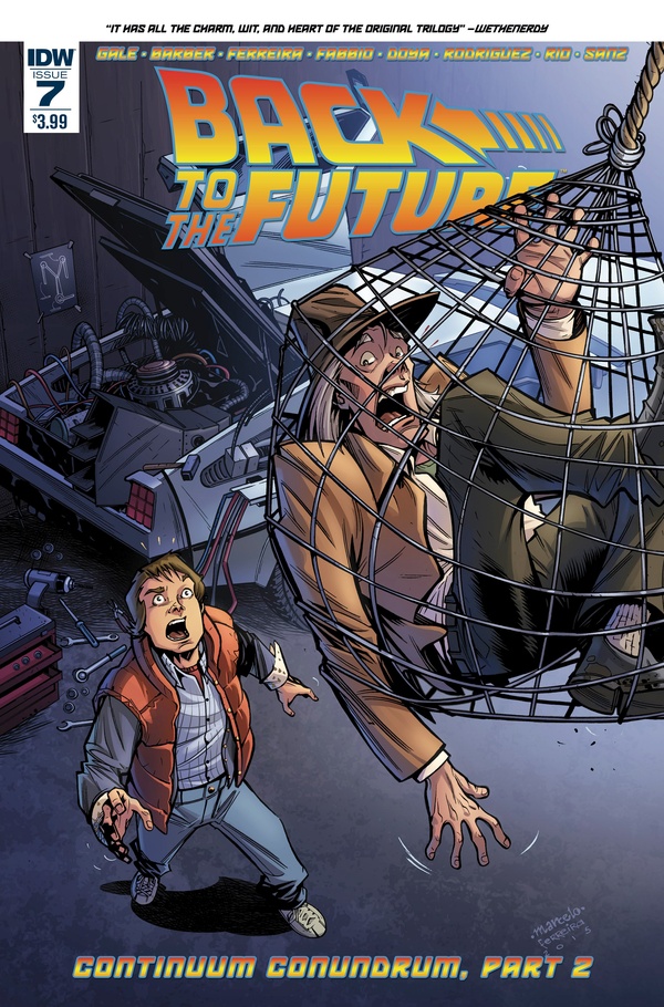 Back to the Future #7 cover
