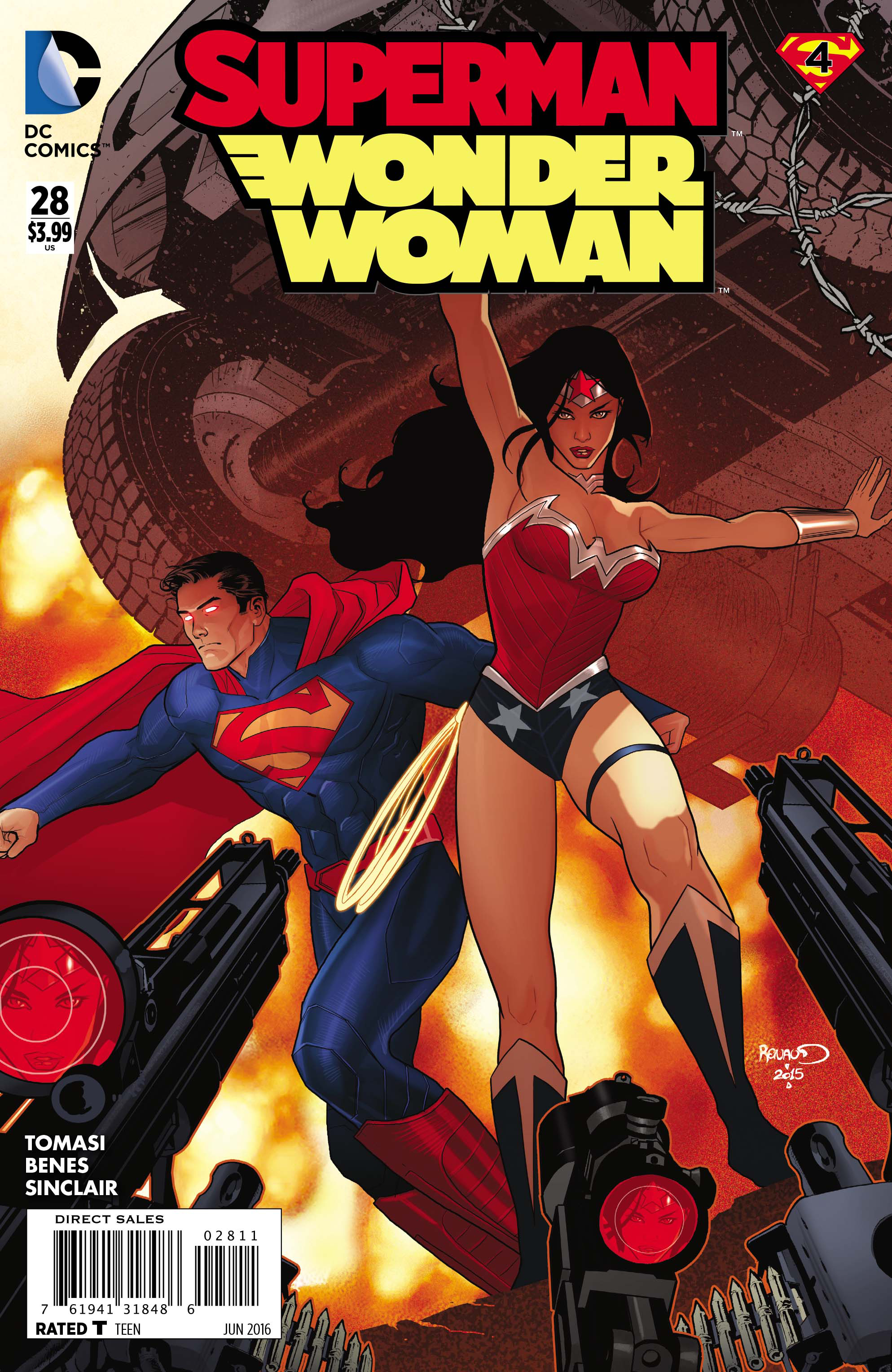 Superman / Wonder Woman #28 cover