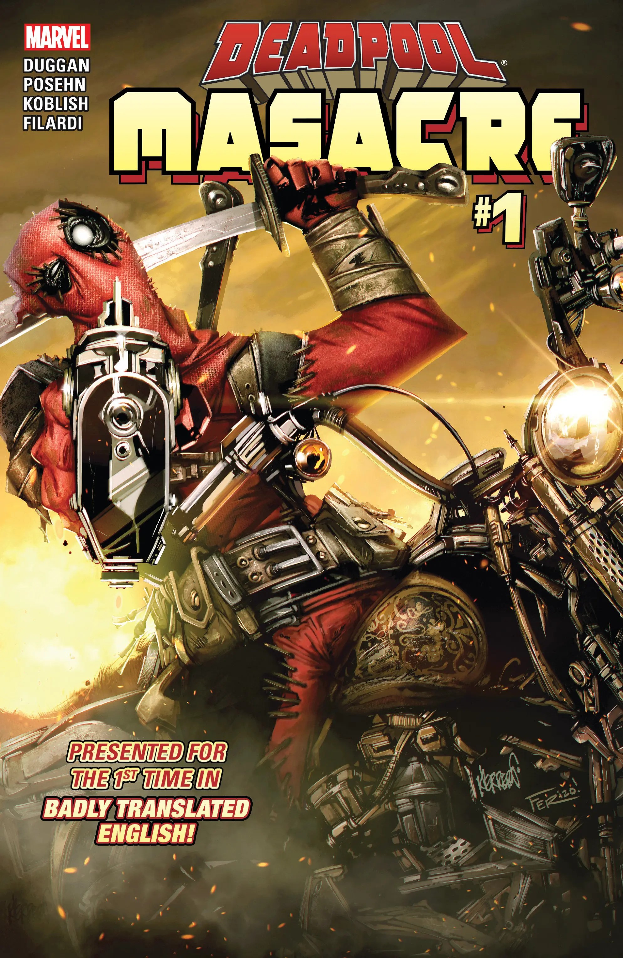 Deadpool: Masacre #1 cover