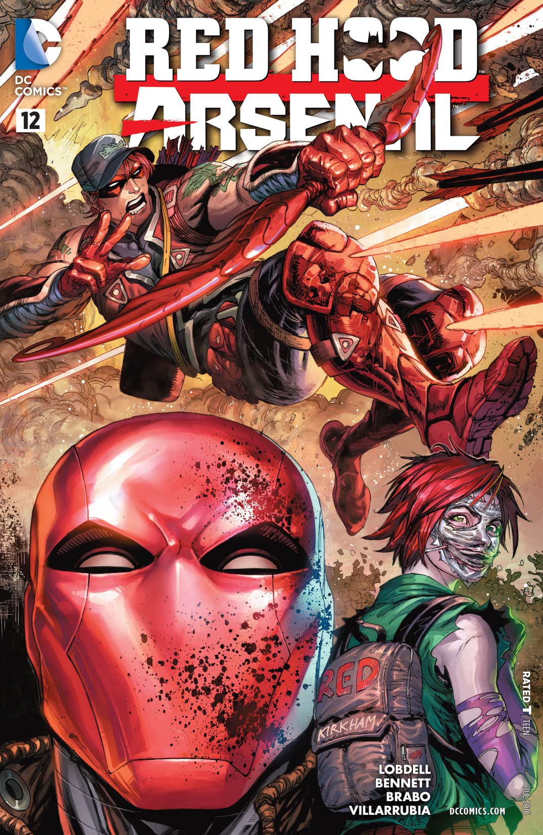 Red Hood / Arsenal #12 cover