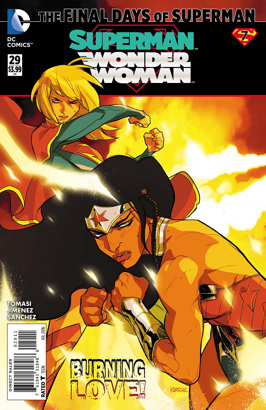 Superman / Wonder Woman #29 cover