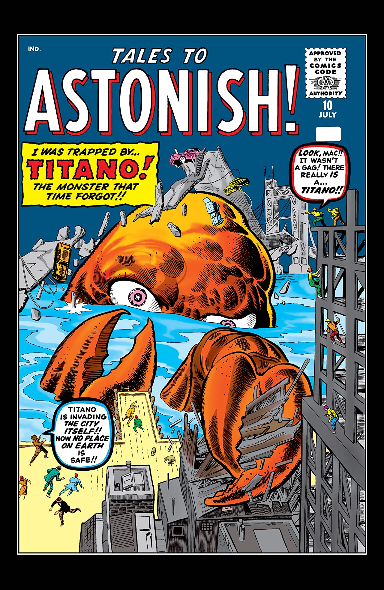 Tales to Astonish #10 cover