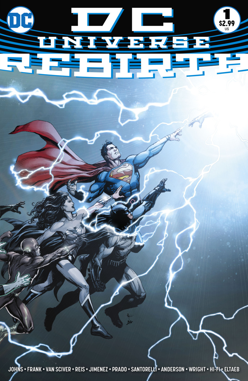 DC Universe: Rebirth #1 cover