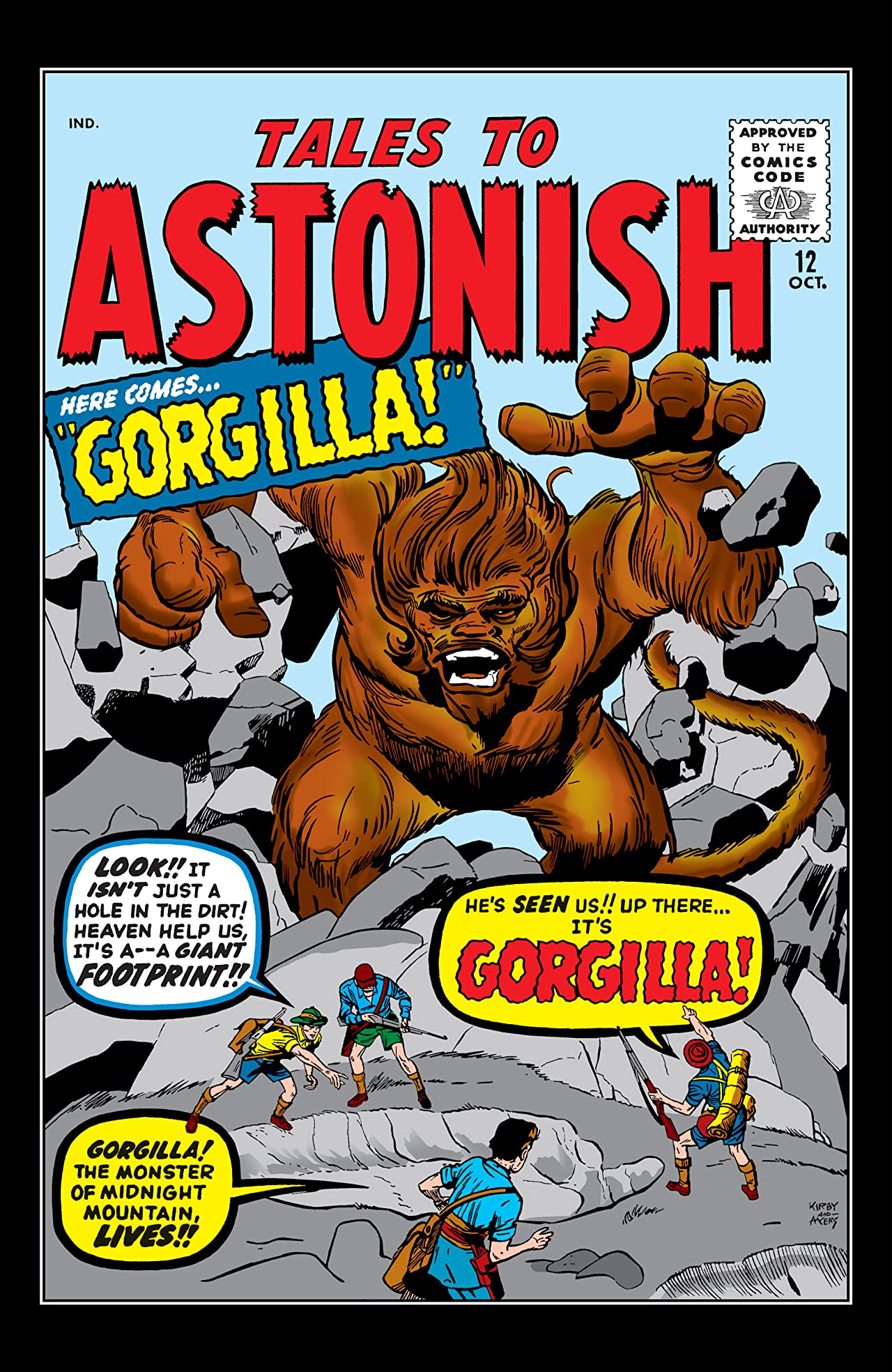 Tales to Astonish #12 cover