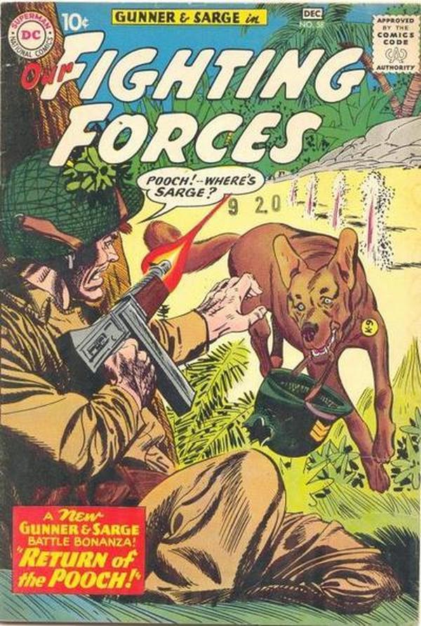 Our Fighting Forces #58 cover