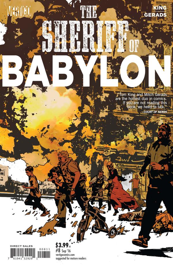 Sheriff of Babylon #8 cover
