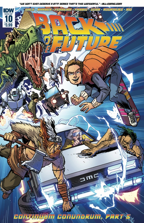 Back to the Future #10 cover
