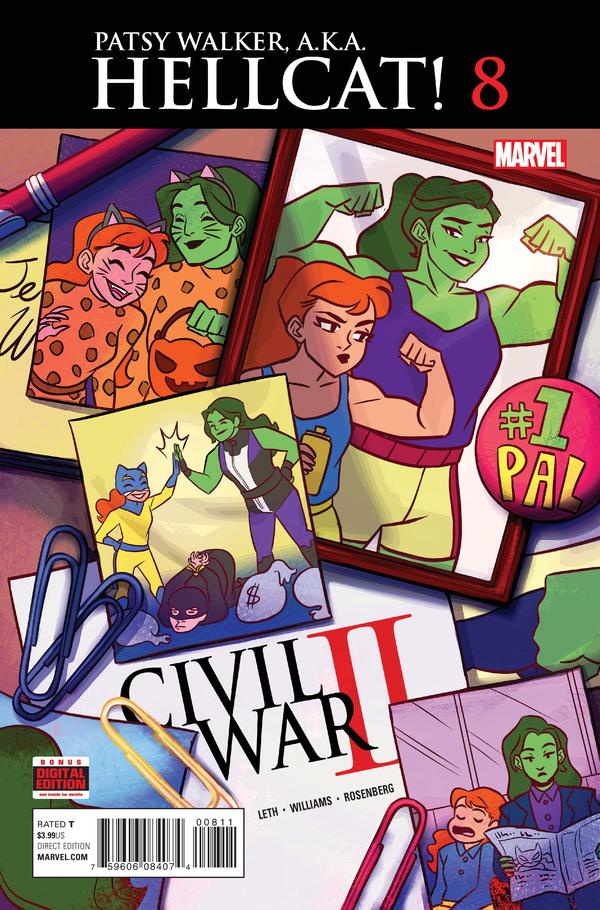 Patsy Walker, A.K.A. Hellcat! #8 cover