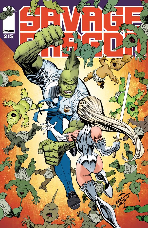 Savage Dragon #215 cover