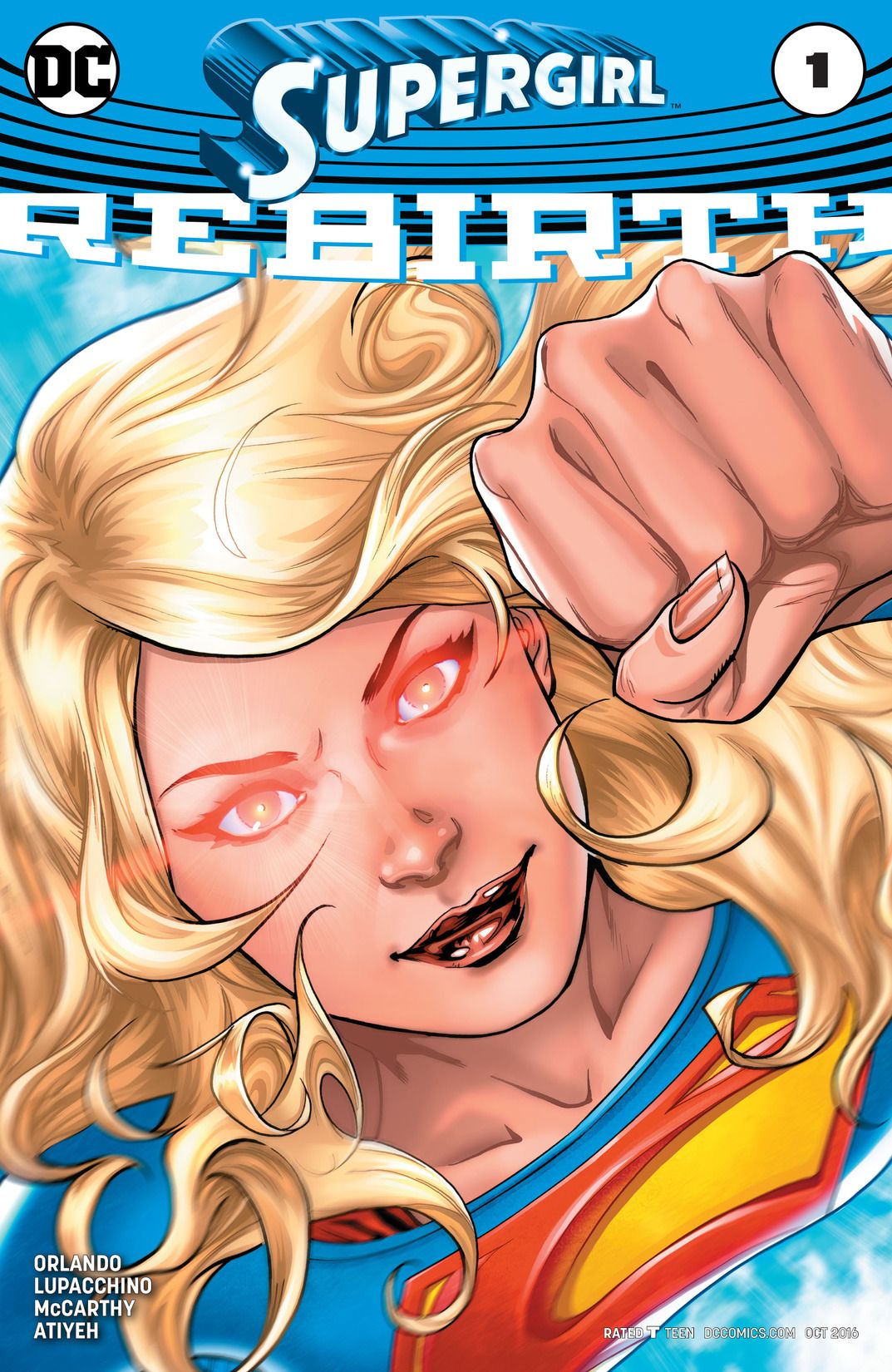 Supergirl: Rebirth #1 cover