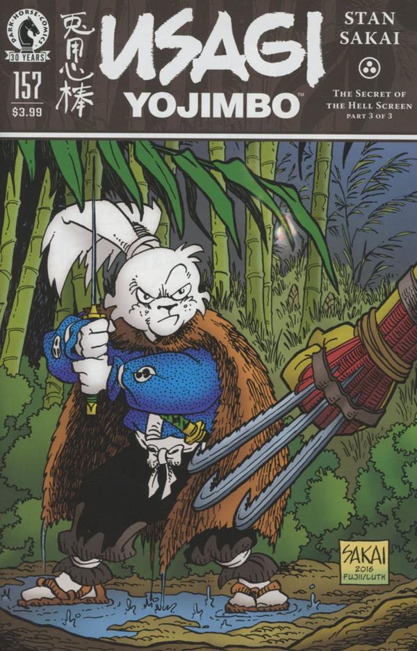 Usagi Yojimbo #157 cover