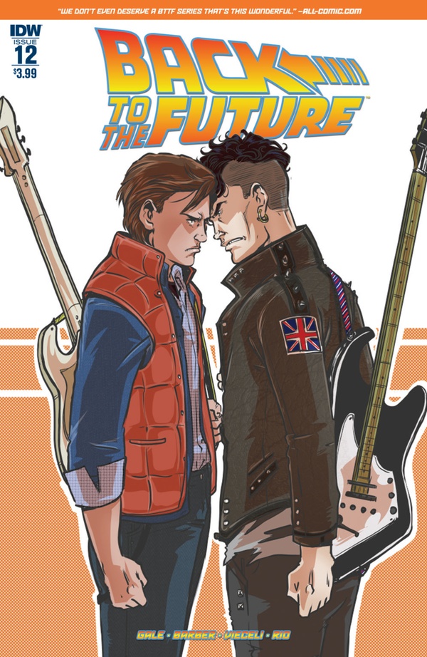 Back to the Future #12 cover