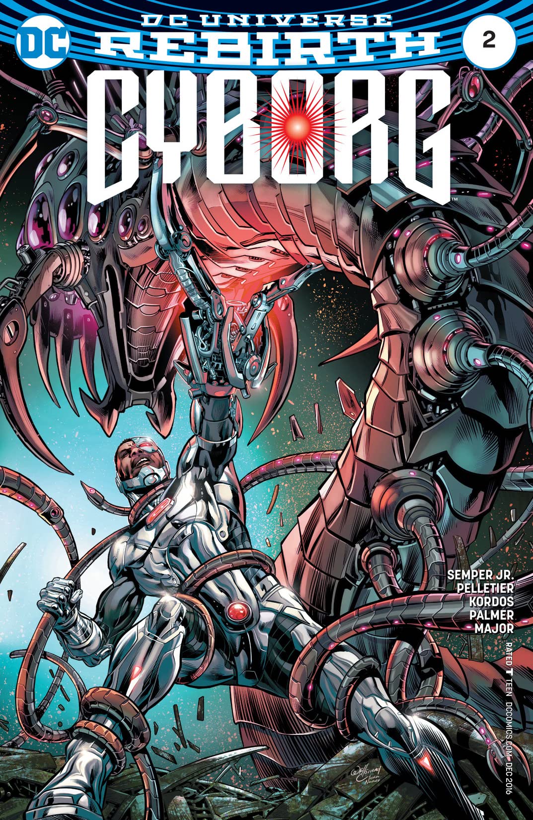 Cyborg #2 cover