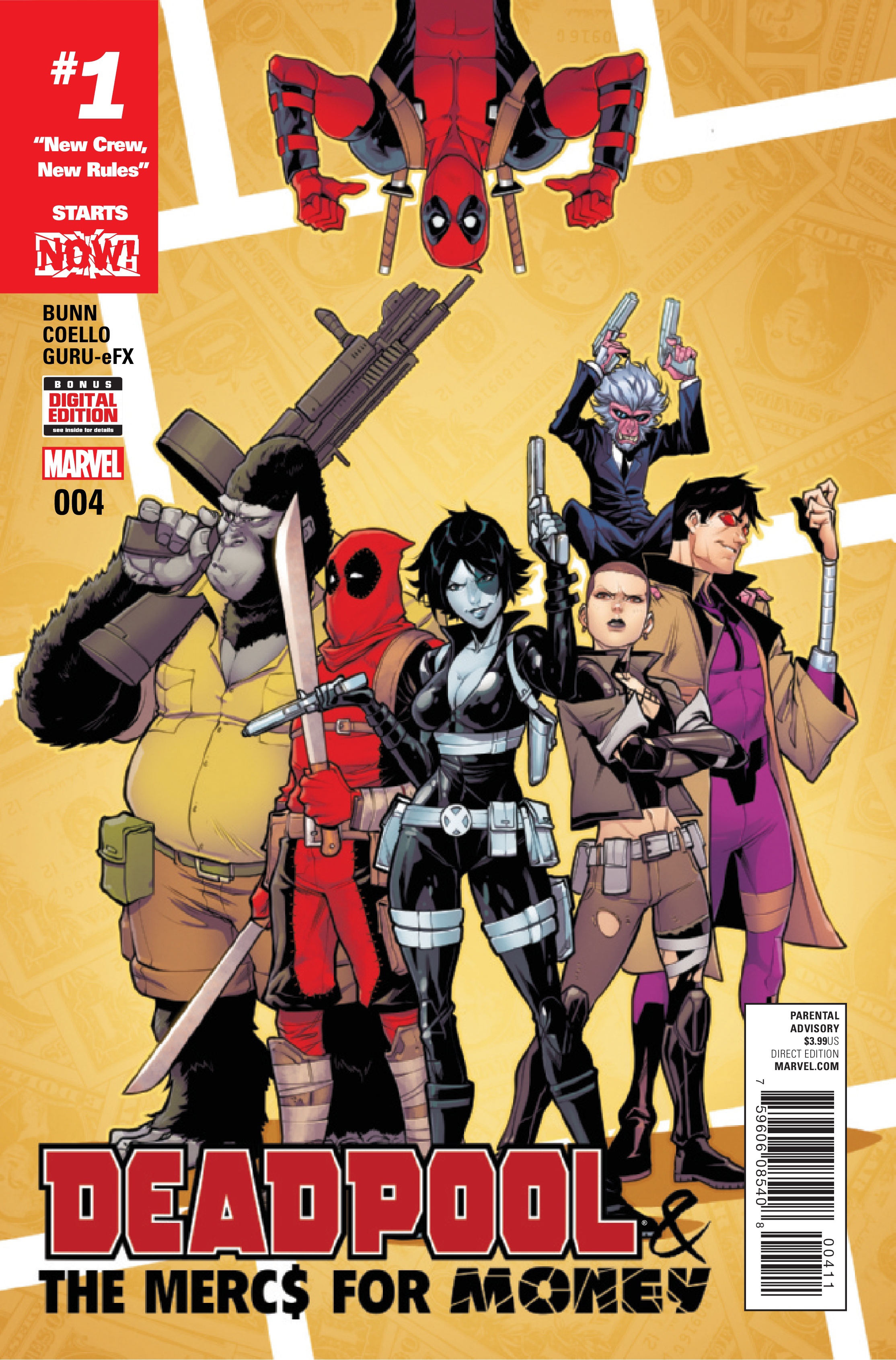 Deadpool & the Mercs for Money #4 cover
