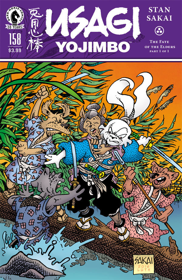 Usagi Yojimbo #158 cover