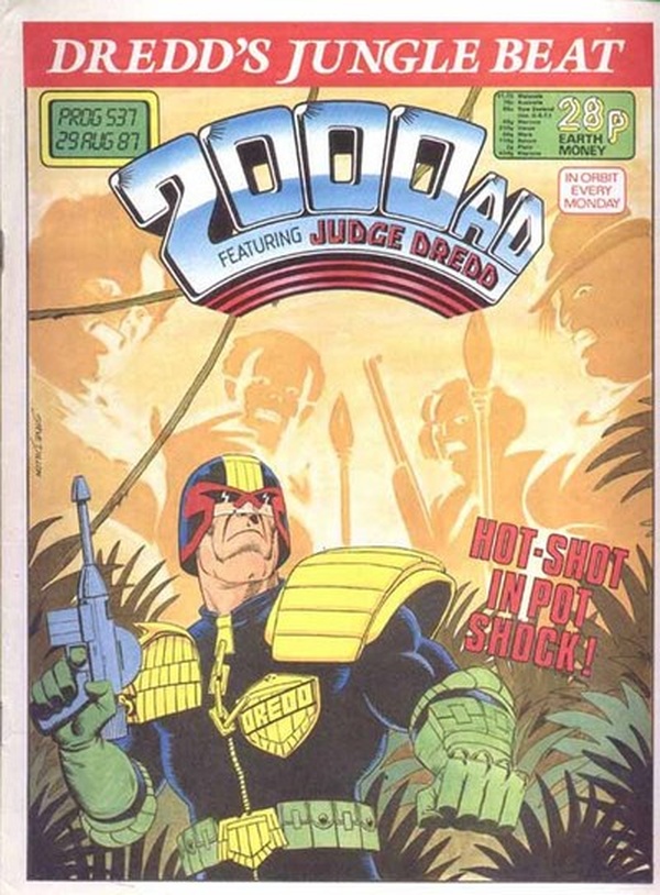 2000 AD #537 cover