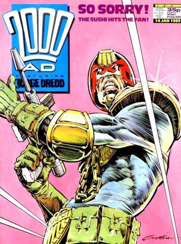 2000 AD #609 cover