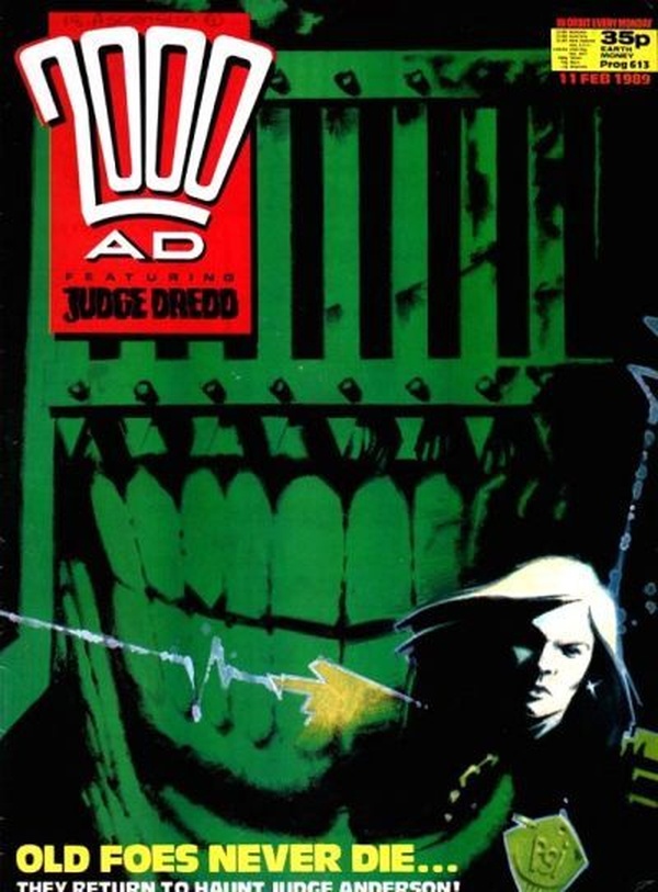 2000 AD #613 cover