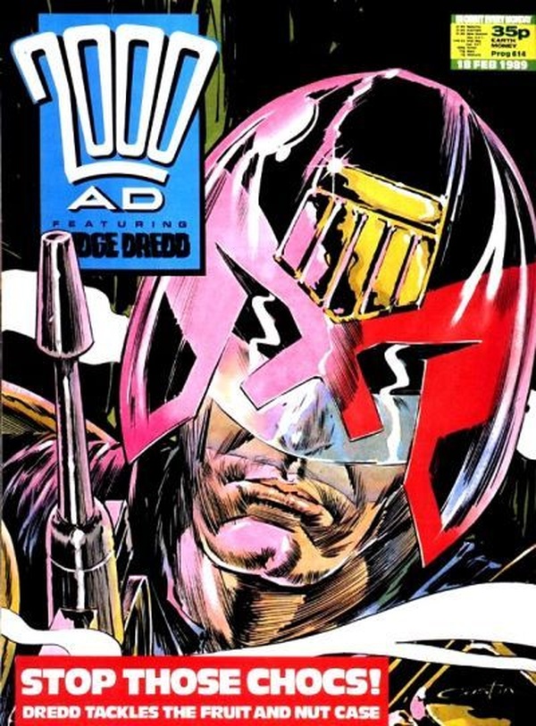 2000 AD #614 cover