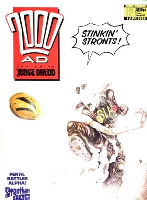 2000 AD #620 cover
