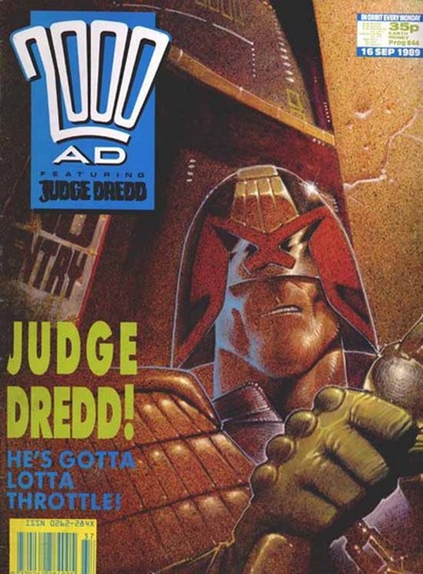 2000 AD #644 cover