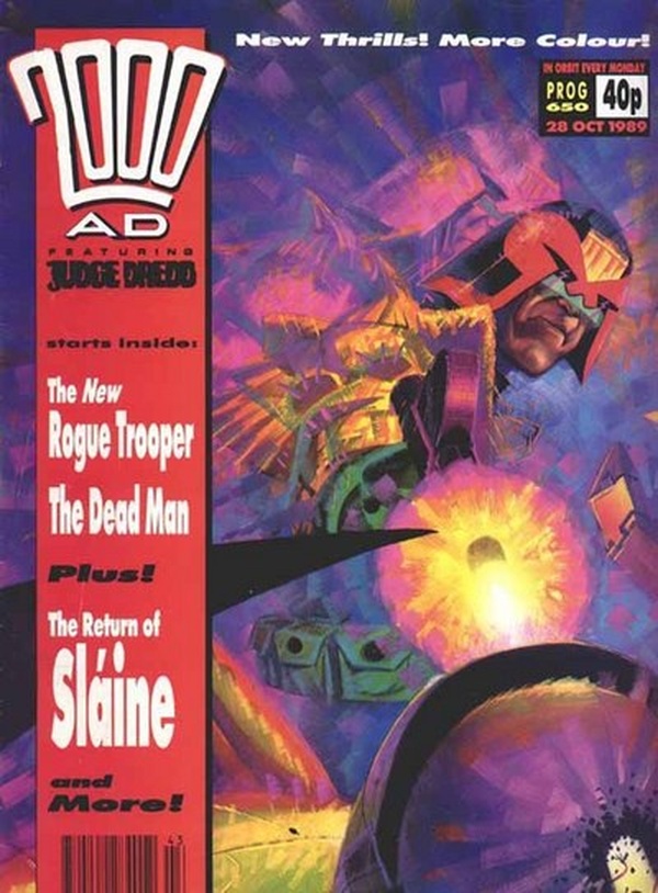 2000 AD #650 cover