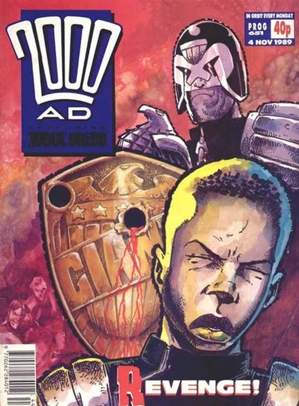 2000 AD #651 cover