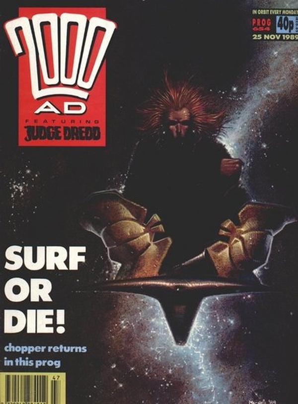 2000 AD #654 cover