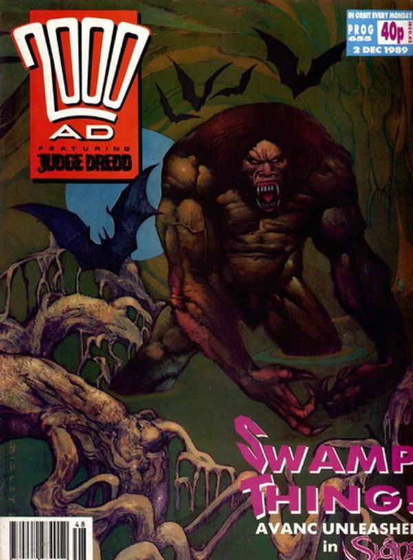 2000 AD #655 cover