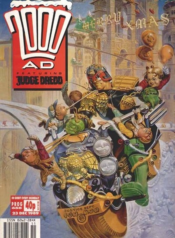 2000 AD #658 cover