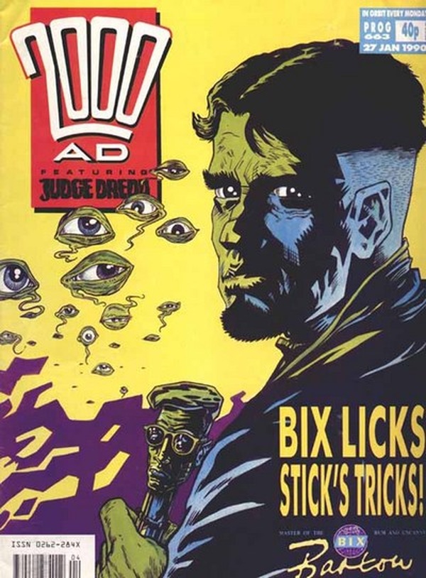 2000 AD #663 cover