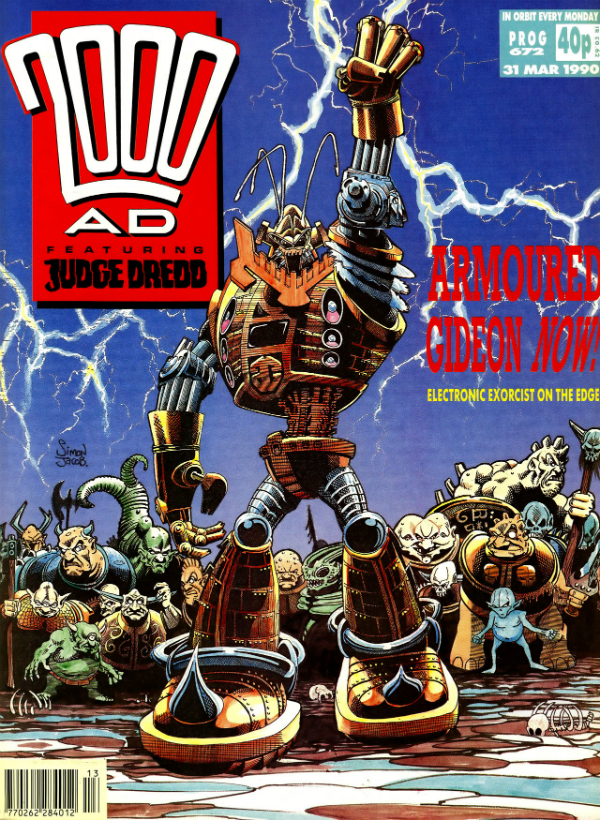 2000 AD #672 cover