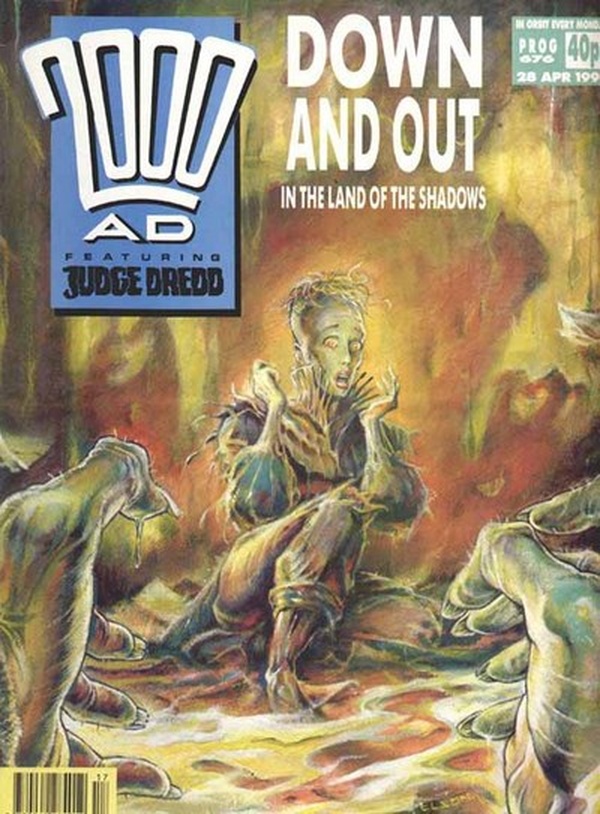 2000 AD #676 cover