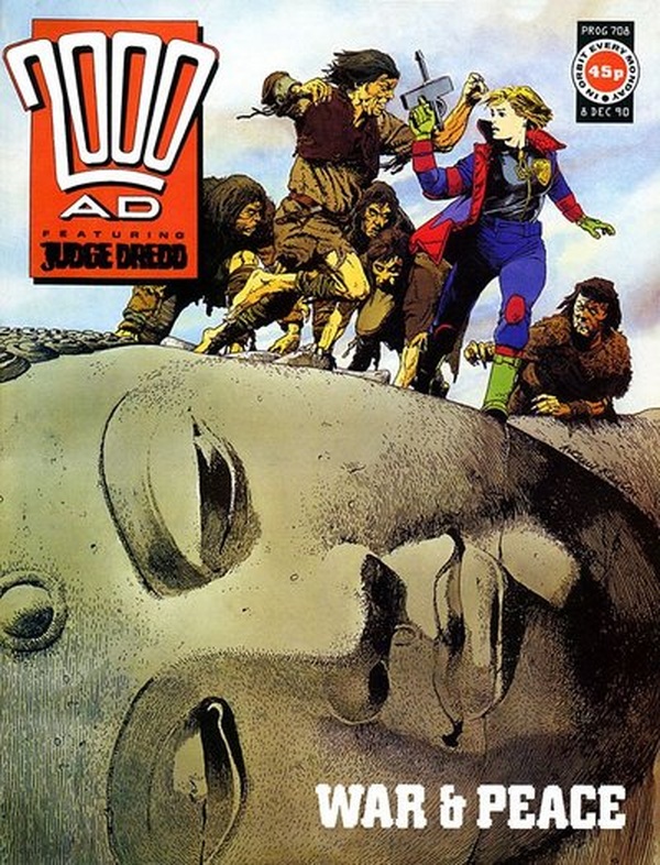 2000 AD #708 cover
