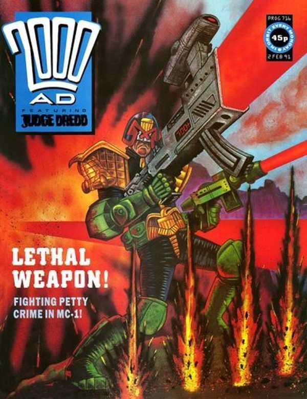 2000 AD #716 cover
