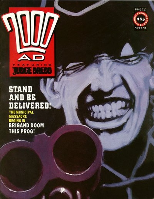 2000 AD #717 cover