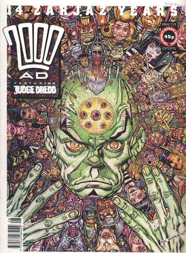 2000 AD #719 cover