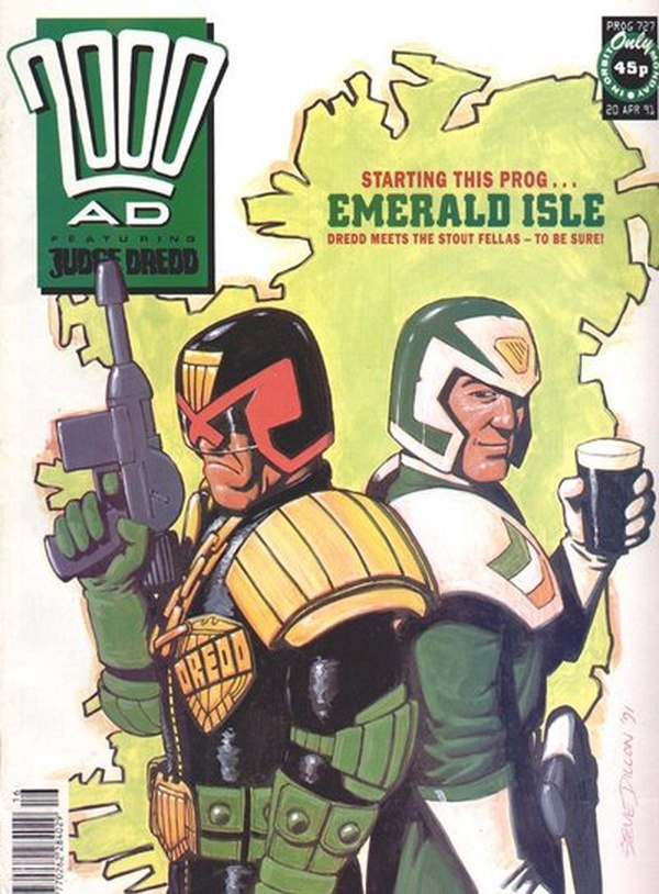 2000 AD #727 cover