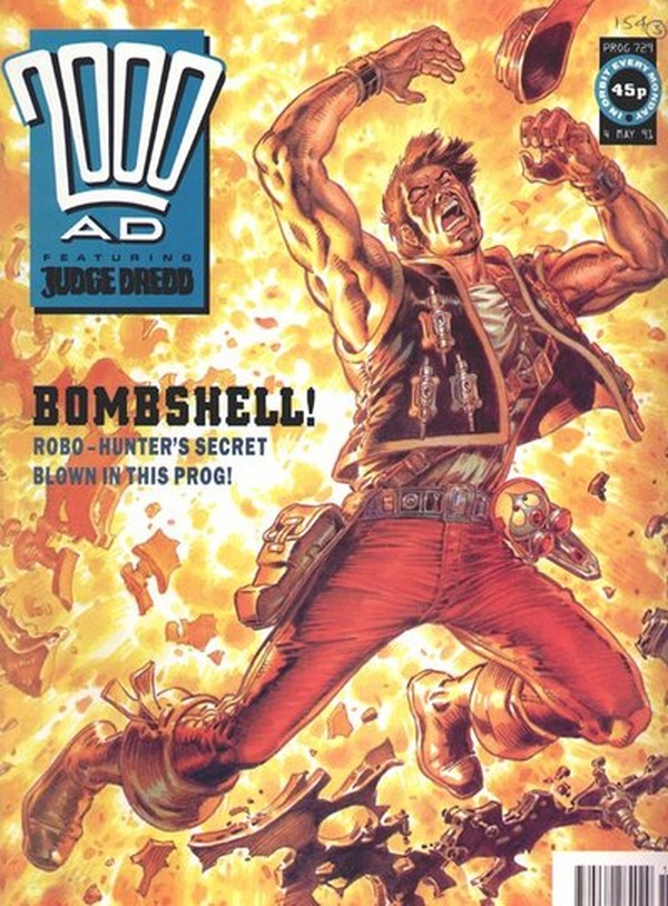 2000 AD #729 cover