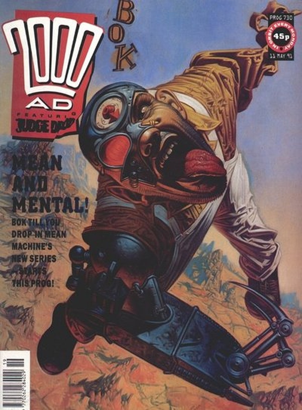 2000 AD #730 cover