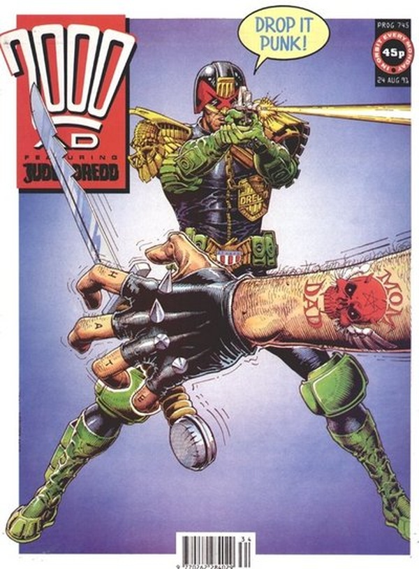 2000 AD #745 cover