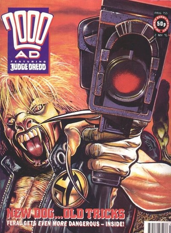 2000 AD #755 cover