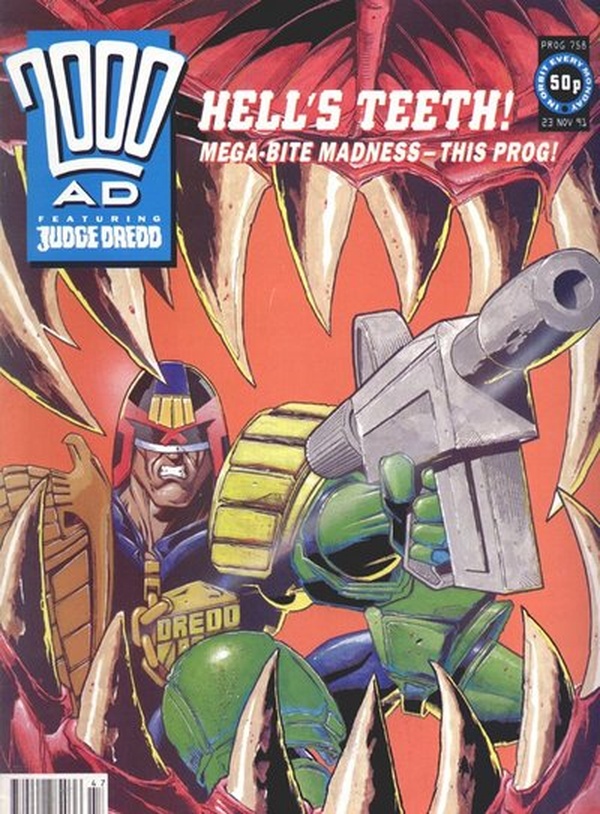 2000 AD #758 cover
