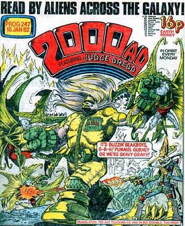 2000 AD #247 cover