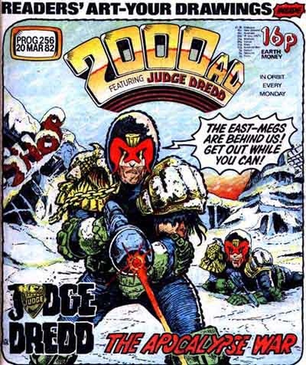2000 AD #256 cover